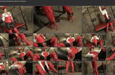 Coco de Mal starring in video Leather wank in boots and spurs of Chateau-Cuir studio