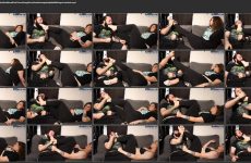 Cute Feet and Cumshots Nerdy Metalhead First Time Giving A Foot Smothering Handjob With Huge Cumshot
