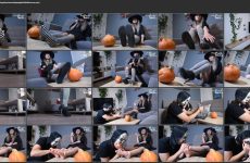Czech Soles halloween feet Magic foot worship in night of Halloween