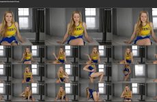 Goddess Allexandra starring in video Cheerleader CEI
