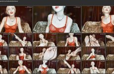 Mistress Euryale starring in video Corset Goddess Body Worship