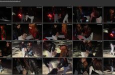 PPF Bratty Girls Roughly Public Dominate An Enslaved Guy Outdoor Night