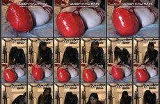 Queen Kali Rain Tied securely with my bondage, head covered and then I begin to enter you with my strapon