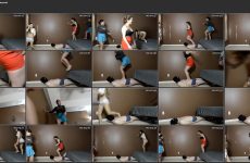 Triple Asian Jumping Trampling