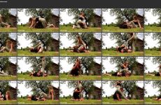 Young Mistress Beaten By The Barn