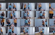 Brat Princess AVA AND NIKA TRAMPLE FAT SLAVE