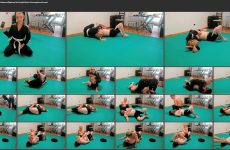 Competitive Wrestling Club mixed fighting The Strip Gi Match. Starring Pamela