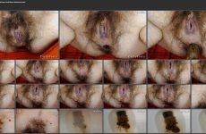 Massive Shit With Bloody Pussy - Scatshop - Amateurs