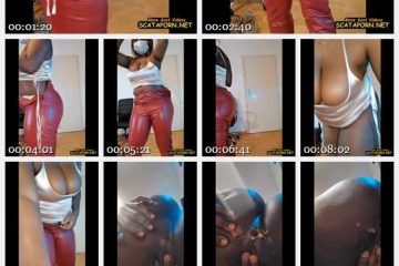 REALITY! Red Leather Pants Poop Story (Episode 1) with Smutty_Luce - Fboom - Amateurs