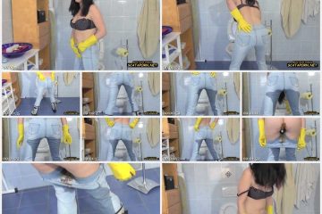 Shitting in jeans in the bathroom - Fboom - Amateurs