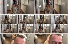 Evelina Domina starring in video Squeezing In The Mirror