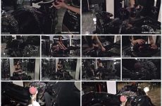 Femdom and StrapOn Clips SMALL PENIS HUMILIATION Rubber Toy in XXS Stell Chastity going MAD