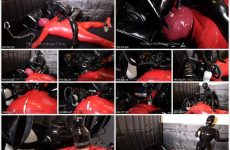 Hinako Bondage Clinic Large Latex Man In Bondage