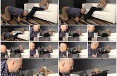 Women in Charge Clean my dirty boots. Starring Mistress Tatjana