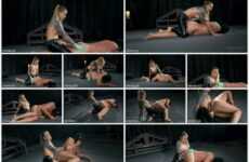 Cruel Anettes Fetish Store Fucking the slave on the floor