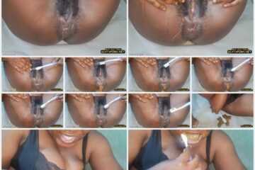 16 December 2022- PrettyEbonies – Brushing my tooth with poop - Amateurs