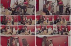 Men Are Slaves Post Workout Worship Part . Starring Freya Von Doom and Goddess Kitra