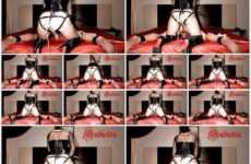 Mistress Sadistra Cums while Pegging her Hubby with Giant Strapon