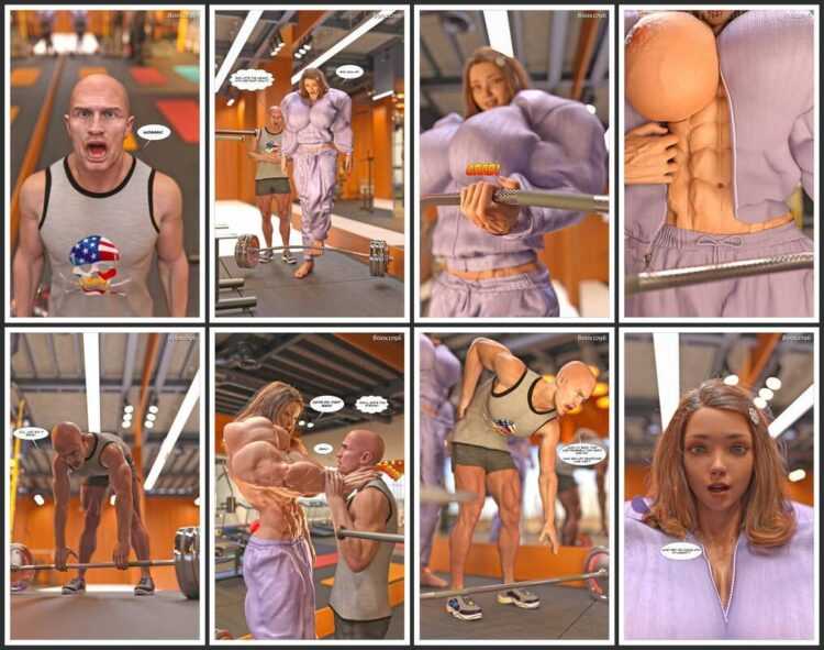 GiantPoser - The Strong Woman With A Baby Face
