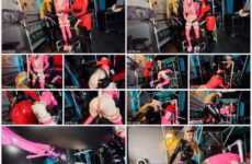 Mistress Patricia Spitroasting Our Latex Barbie ft Goddess Slavena