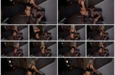 SofiaStudios Spread Legs Nylon Ballbusting
