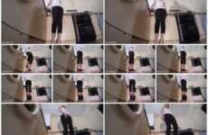 C H E L S E A G I R L Trampled By Chelsea In Her Black Suede Platform Heels FLOOR CAM
