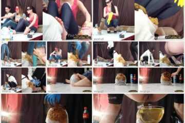 10 February 2023- Banquet for a three toilet slave - Amateurs