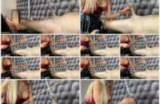 Lady Dark Angel Uk Cock Clipped Up And Stretched Then It Felt My Cane