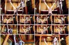 Mistress Kira Femdom online Upside down Whipoing Spanking Domination