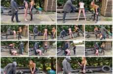 Sadistic Lucy Female Domination Thrashing a new slave with my friend Master Bex. Starring Miss Honour May