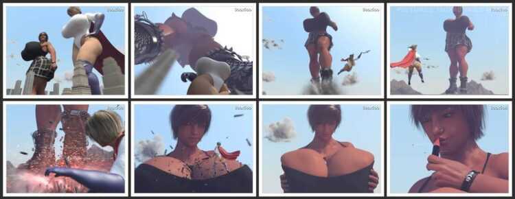 Braden-GTS - Monica Vs Power Girl