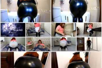 4 March 2023- Farts and Poop with Leather Gloves - Do You Like My Chocolate - Leather Leggings Police Messy with cleopatra - Amateurs