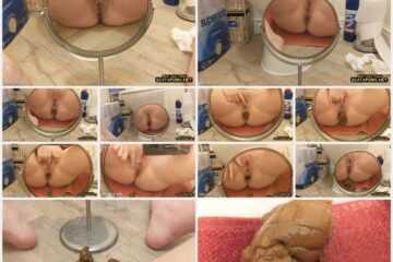 30 March 2023- PooGirlSofia – Poop in the mirror - Amateurs