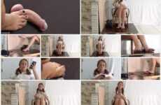 Aballs and cock crushing sexbomb mistress feet domination Oily ballbusting Footjob by Schoolgirl. Starring Lara
