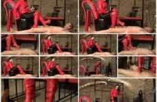 Fetish Liza dominant mistress feet CBT And Leather Bootjob