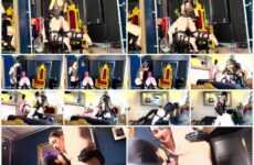 Goddess Gynarchy mistress latex pegging Bi slave punished pegged and sucked