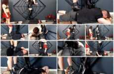 Goddess Lilith platform boots trampling Teaching My female sub how to trample
