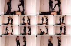Goddess Sayeste mature feet trample Trampled