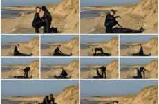 Lady Valeska femdom forced facesitting Teasing at the Ocean