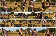 Lady Valeska leather whip mistress Whipping Bitch ft Mistress Tess and Mistress Eva