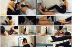 RUSSIAN MISTRESS femdom extreme humiliation FDS Caged servant worships feet