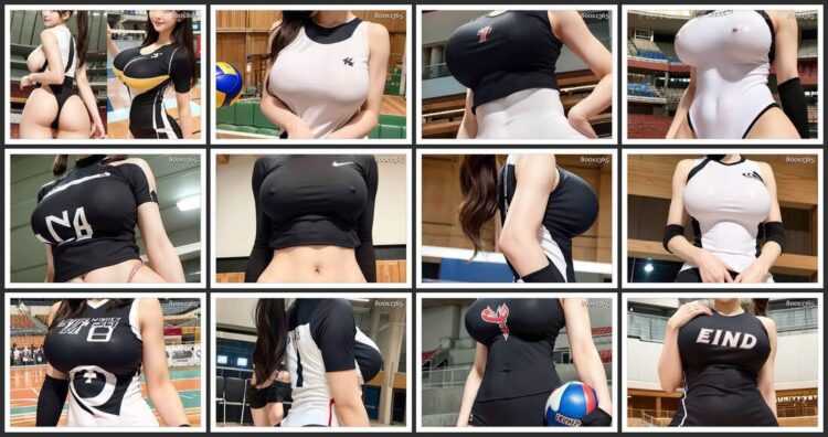 Yasu-tsuyokute - Volleyball girl