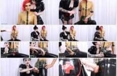 Empress Poison domme milking Rubber Nurse Milking. Starring Miss Nocturna