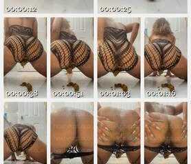 11 May 2023- NastyAzzLaLa – Mesh lingerie poop - Amateurs