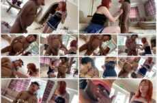 Sadistic Lucy Ruined orgasm clothes pegs and cum eating instruction. Starring Miss Eva Ray