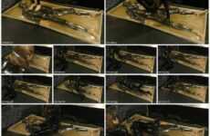 mistresskira femdom hogtied Vacuum Bed Foot Domination