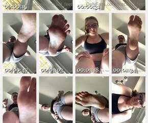 Freckled Feet - Cruel Giantess With Dirty Feet Punishes You