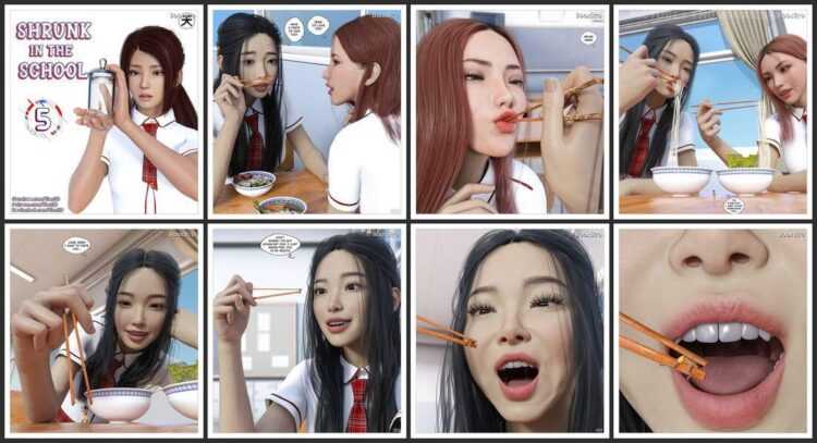 Tian3d - Shrunk in the School Vol.5 - Complete