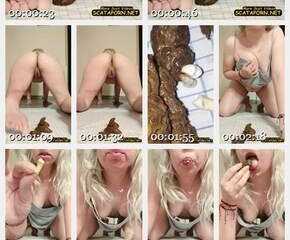 19 July 2023- Scat Doll – Pooping REAL teeth and tasting it