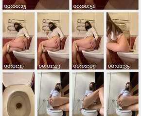 AliceTop – Shit in my friend’s toilet and hotel MP4 / 4K